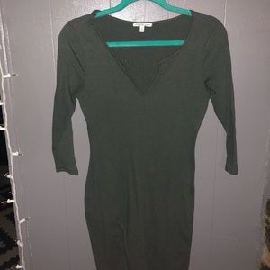 Green Charlotte Russe body-con dress!!